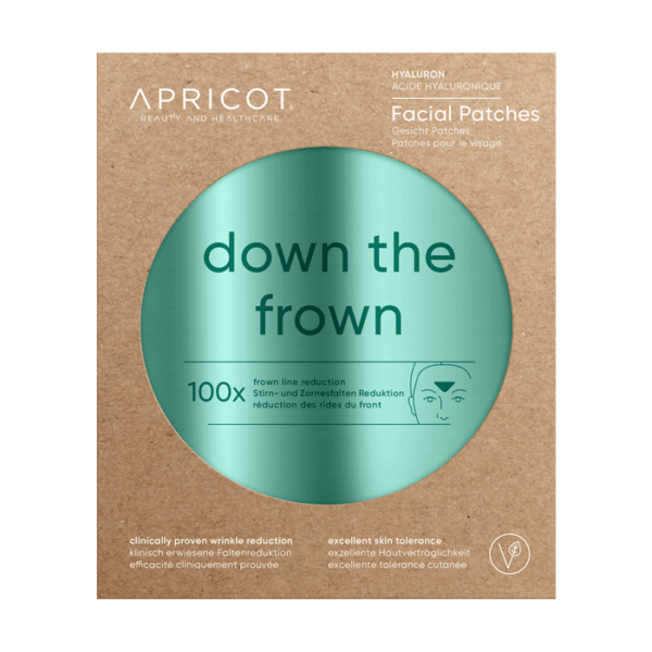 Apricot Hyaluron Facial Patches "down the frown" 100 Stück